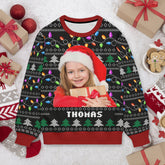 Custom Photo Disorderly But Dazzling - Family Personalized Custom Ugly Sweatshirt